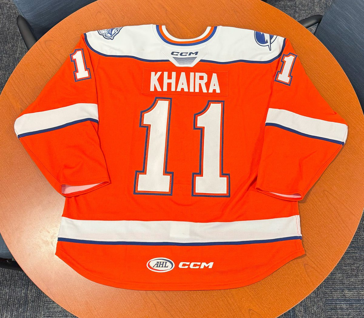11 Jujhar Khaira Orange Jersey - 2024-25 – Syracuse Crunch