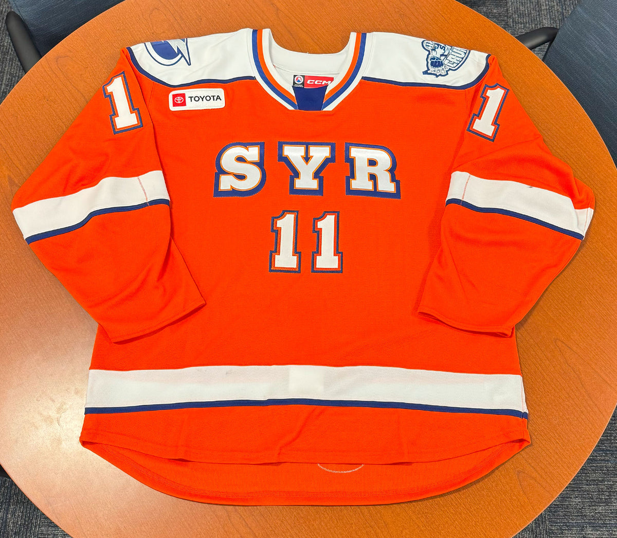 11 Jujhar Khaira Orange Jersey - 2024-25 – Syracuse Crunch
