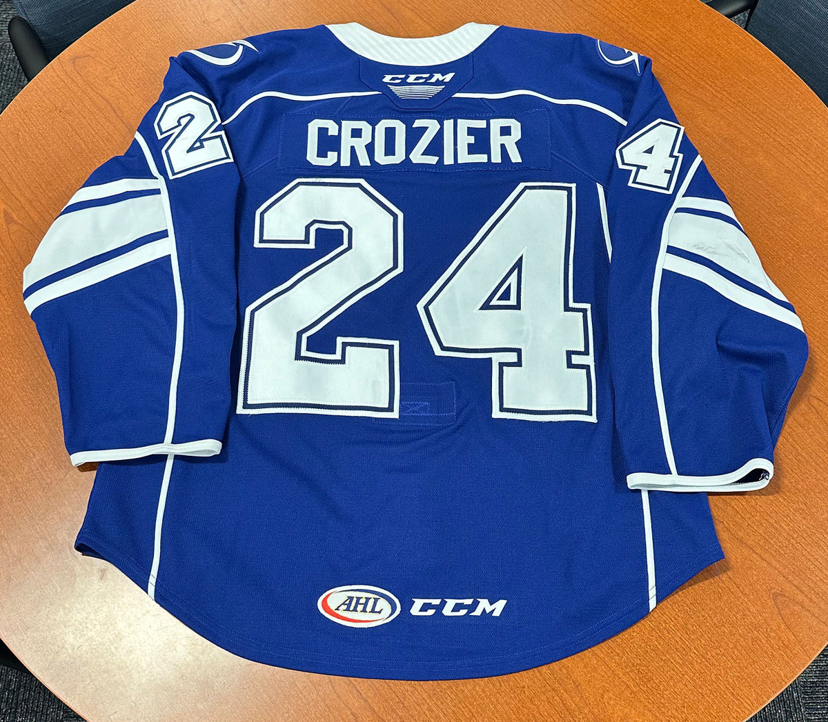 24 Max Crozier Blue Jersey - 2024-25 – Syracuse Crunch Official