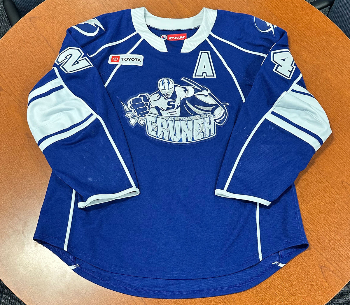 24 Max Crozier Blue Jersey - 2024-25 – Syracuse Crunch Official