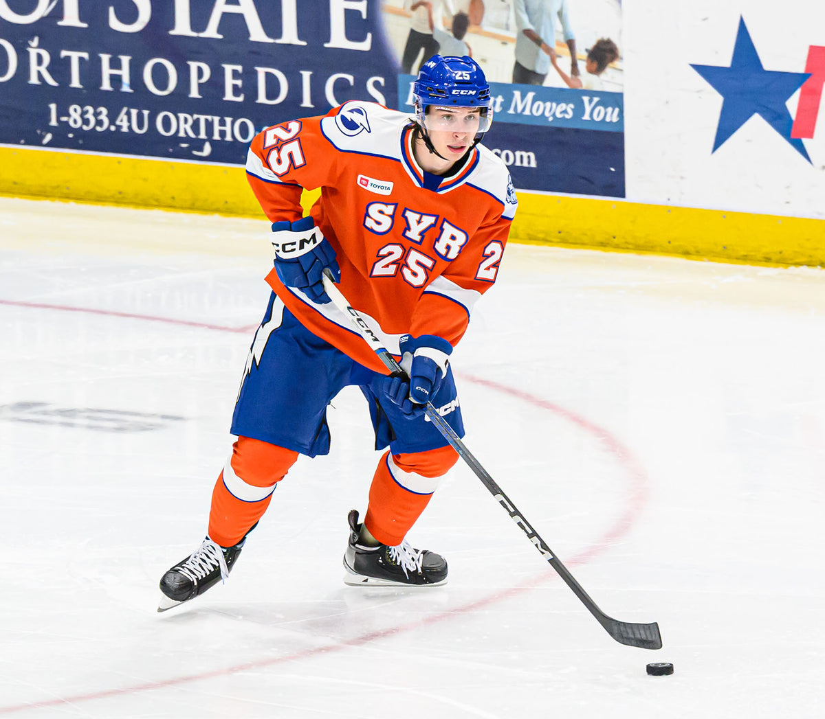 25 Quinn Schmiemann Orange Jersey - 2023-24 – Syracuse Crunch