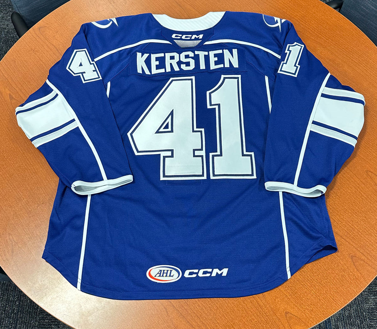 41 Spencer Kersten Blue Jersey - 2024-25 – Syracuse Crunch