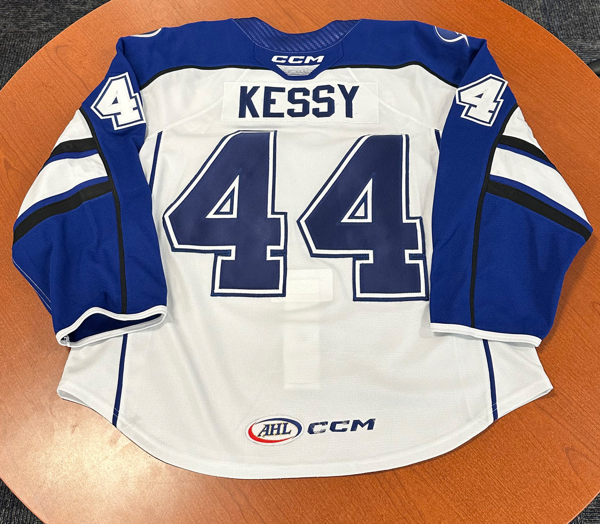 44 Kale Kessy White Jersey - 2024-25 – Syracuse Crunch Official
