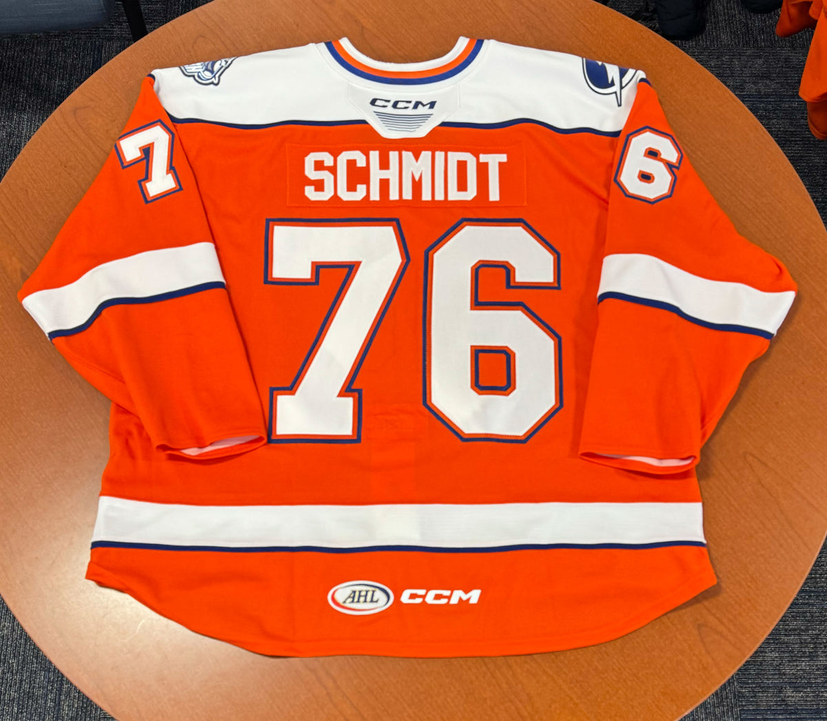 76 Roman Schmidt Orange Jersey - 2024-25 – Syracuse Crunch