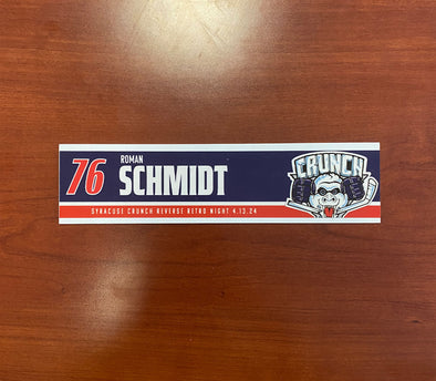#76 Roman Schmidt Reverse Retro Nameplate - 2023-24 Season