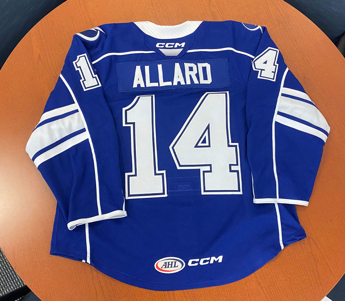 03/04 ガラタサライ ハサンシャシュ ユニフォーム デッドストック 14 Tristan Allard Blue Jersey - 2023-24 – Syracuse Crunch Official