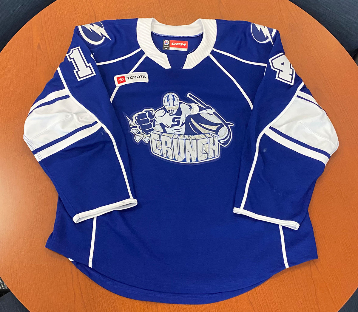 03/04 ガラタサライ ハサンシャシュ ユニフォーム デッドストック 14 Tristan Allard Blue Jersey - 2023-24 – Syracuse Crunch Official