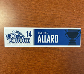 #14 Tristan Allard Calder Cup Playoffs Nameplate - 2023