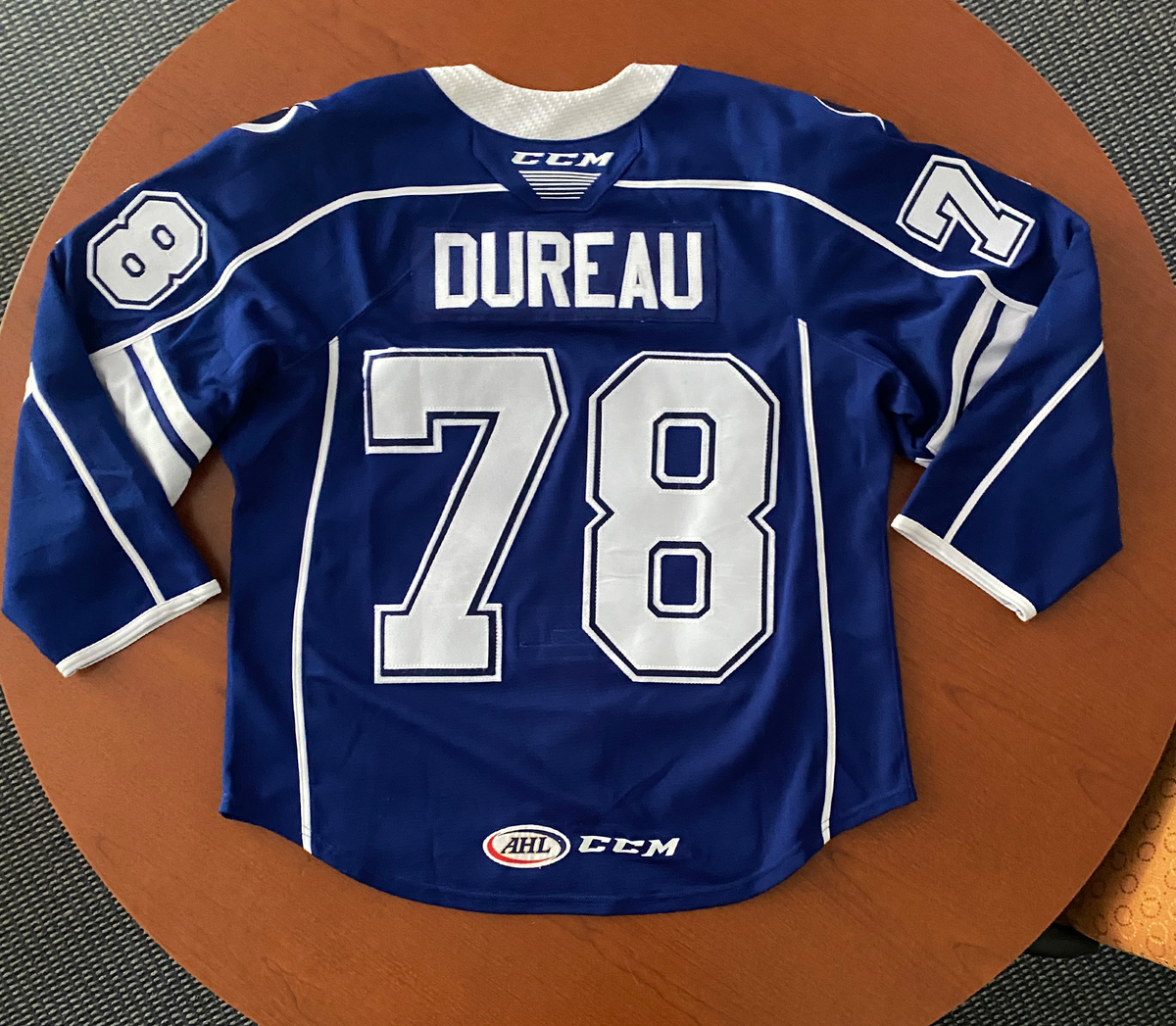 78 Jaydon Dureau Blue Jersey - 2022-23 – Syracuse Crunch Official Team Store