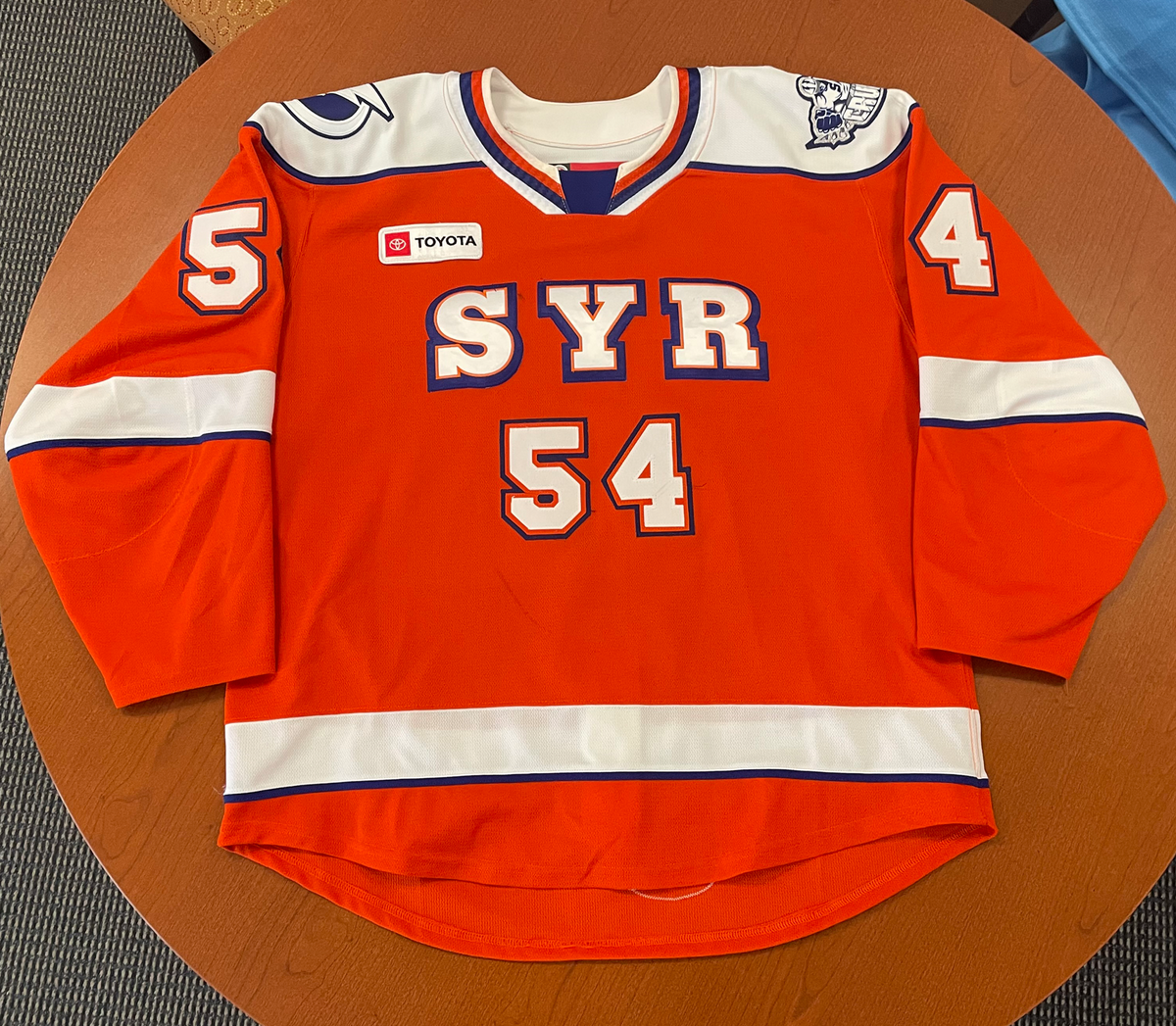 54 Lucas Edmonds Orange Jersey - 2022-23 – Syracuse Crunch Official Team  Store