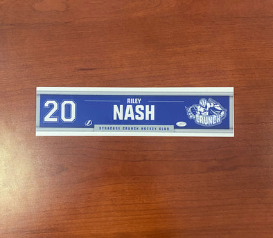 #20 Riley Nash Away Nameplate