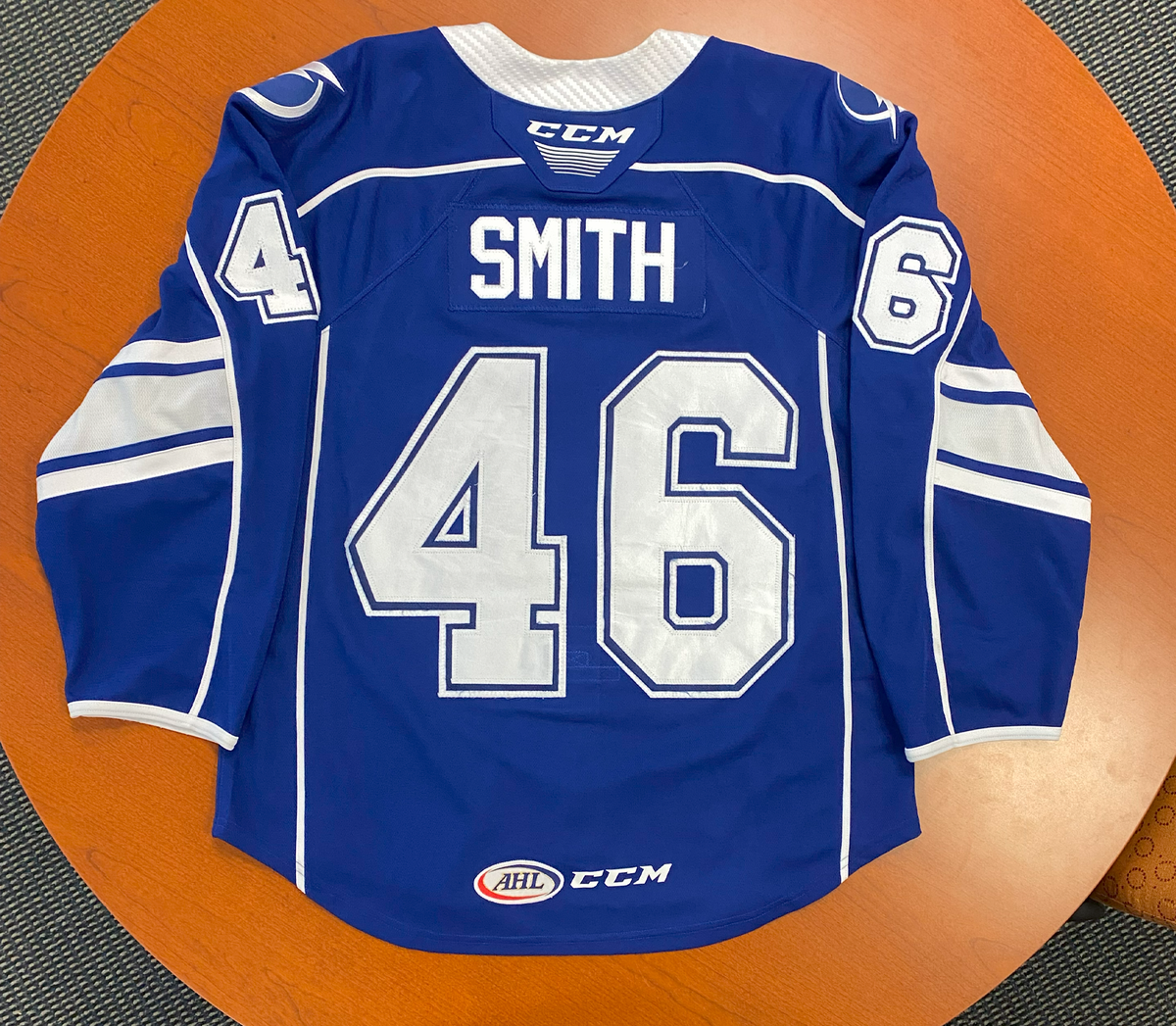 46 Gemel Smith White Jersey - 2022-23 – Syracuse Crunch Official