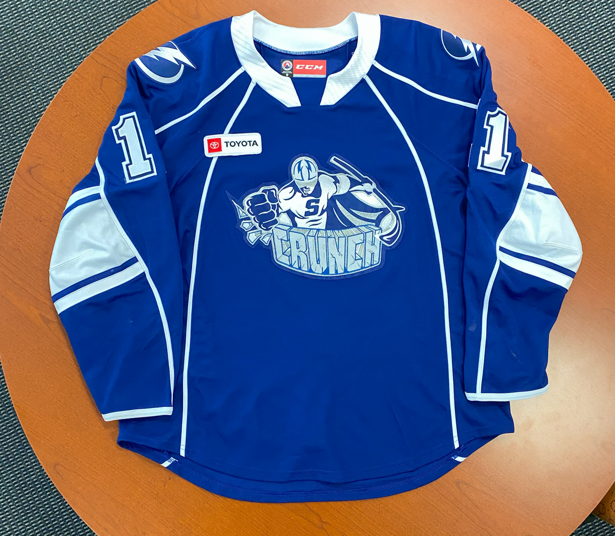 11 Daniel Walker Blue Jersey - 2022-23 – Syracuse Crunch Official Team Store