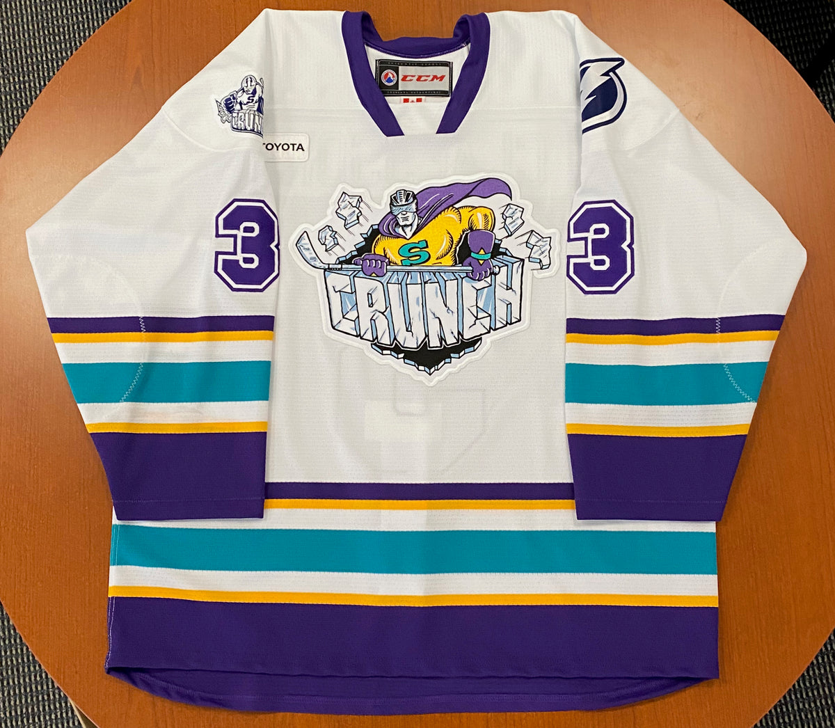 51 Max Cajkovic Hockey Fights Cancer Jersey - November 27, 2021 – Syracuse  Crunch Official Team Store