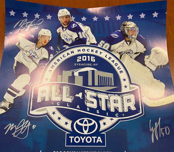 Autographed 2016 Toyota AHL All-Star Classic Event Poster