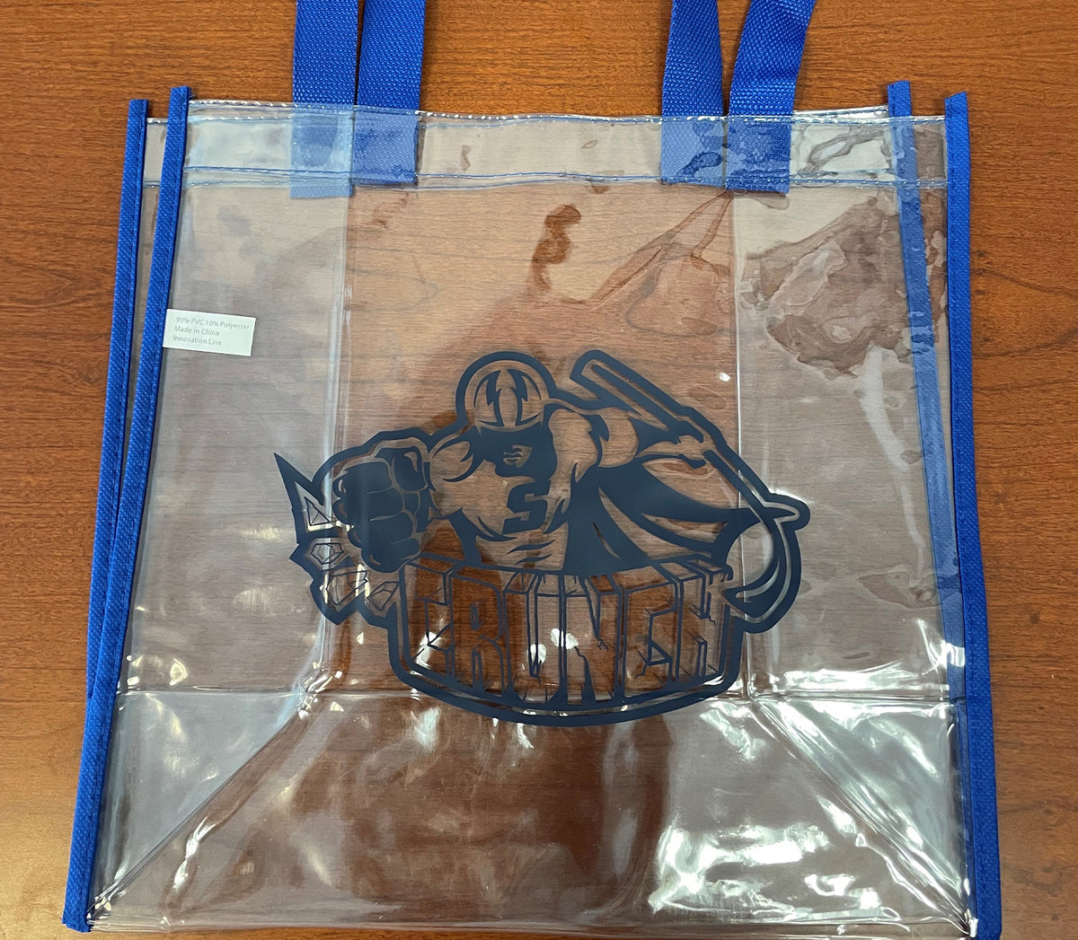 Block S Clear Gameday Tote – The Original Manny's - Syracuse Team Shop