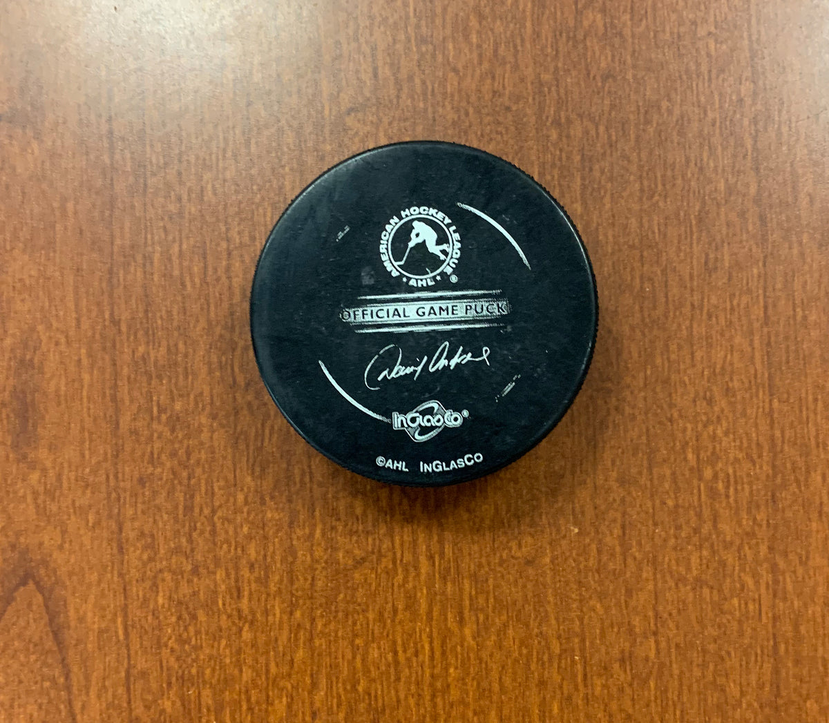 11 Zenon Konopka Signed Game Puck – Syracuse Crunch Official Team