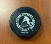 #17 David Ling Autographed 10th Anniversary Game Puck - 2003-04