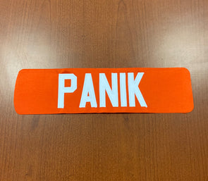 #14 Richard Panik Orange Name Bar