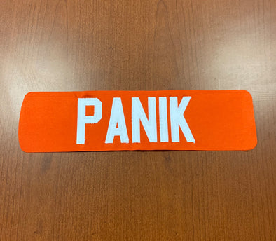 #14 Richard Panik Orange Name Bar