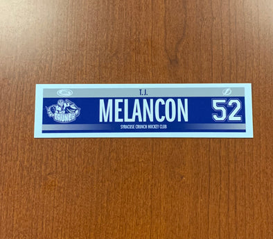 #52 T.J. Melancon Road Nameplate - 2017-18 & 2019-20