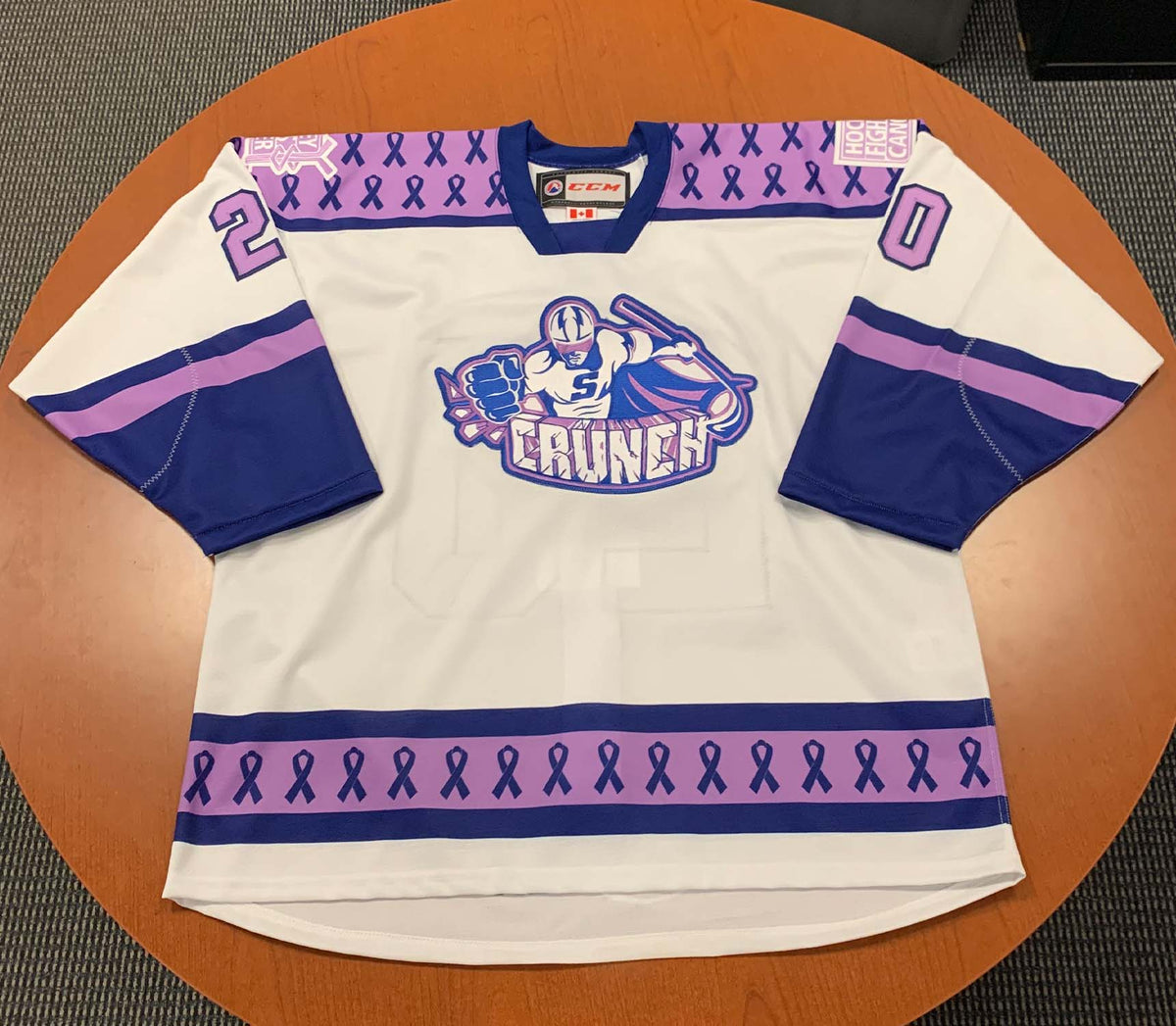 Vikings Purple Hockey Jersey - Size Large #19