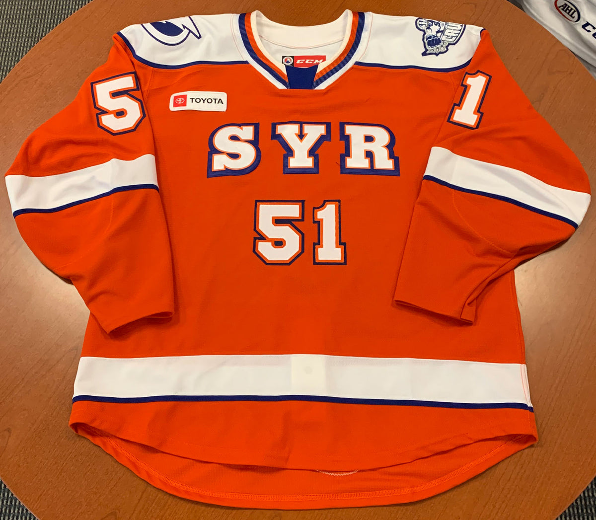 51 Maxim Cajkovic Orange Jersey - 2021-22 – Syracuse Crunch