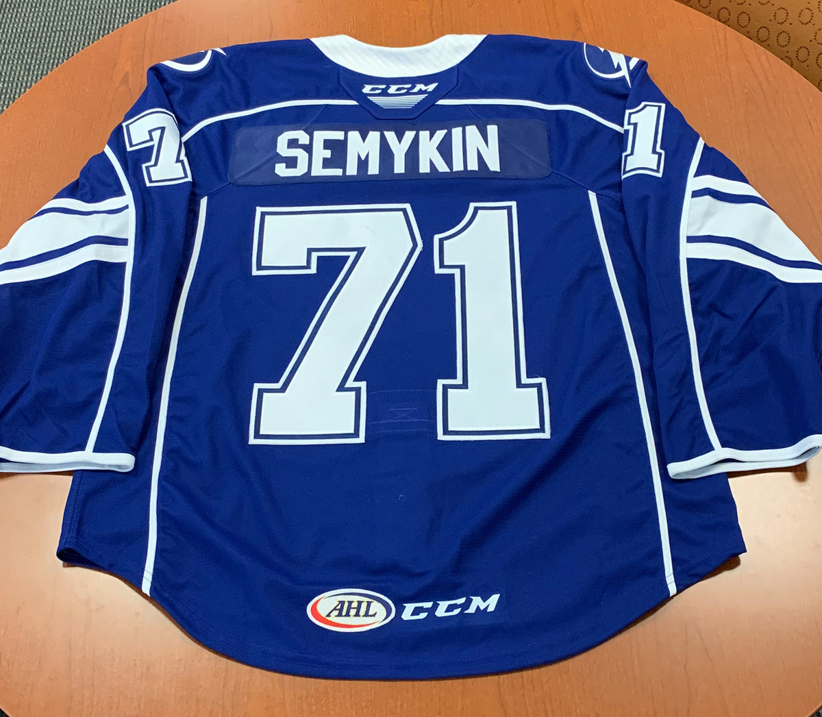 71 Dmitry Semykin Blue Jersey - 2020-21 – Syracuse Crunch Official Team  Store