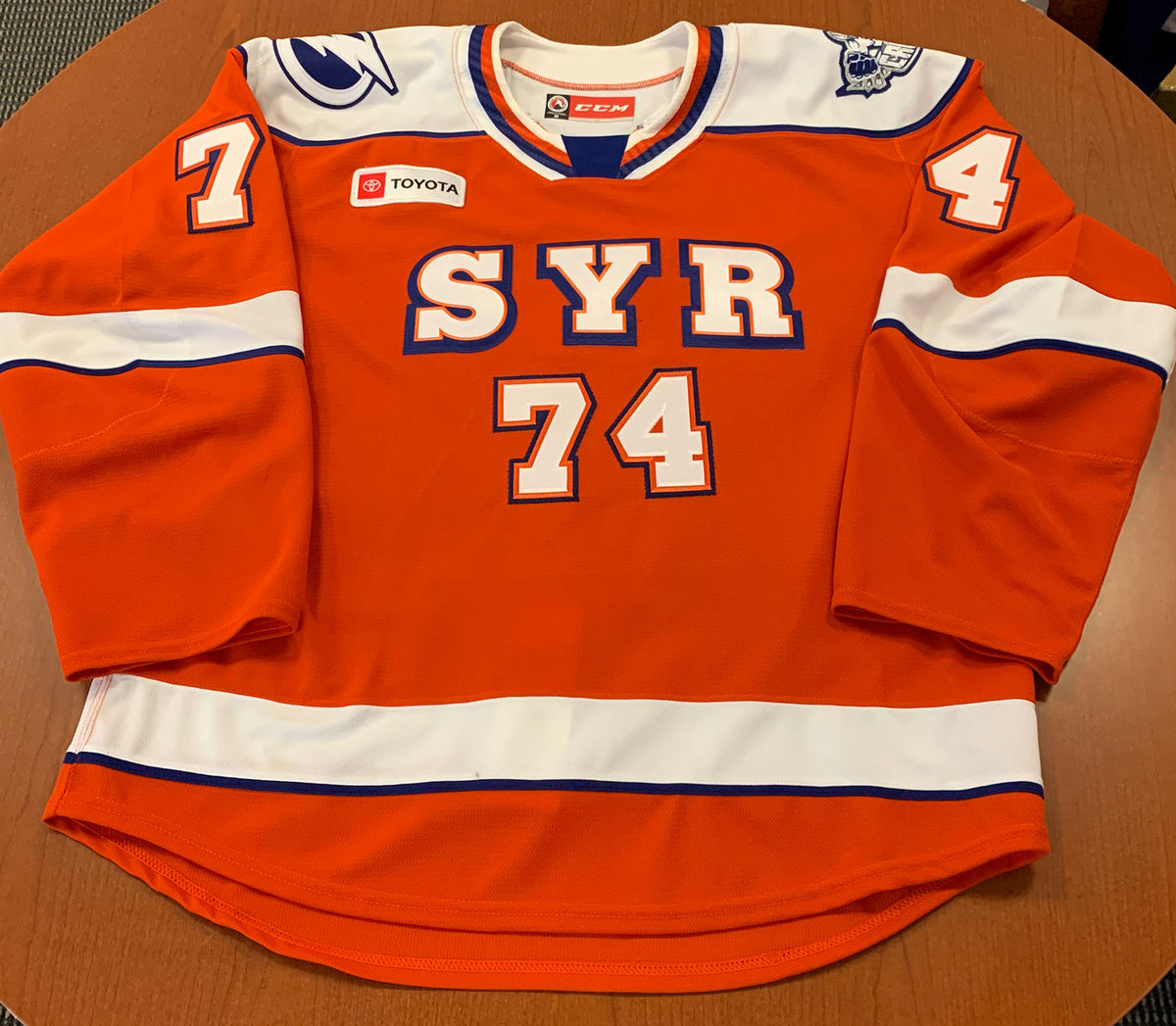 76 Ryan Martindale Tampa Bay Lightning Blue Jersey - 2015-16 – Syracuse  Crunch Official Team Store
