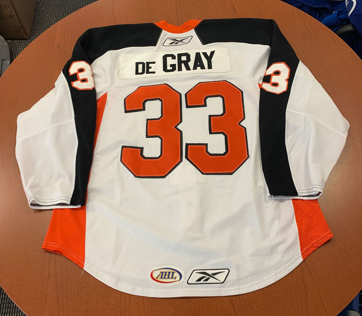 33 John de Gray Warmup Jersey - 2010-11 – Syracuse Crunch Official Team  Store