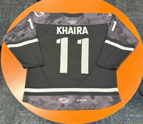 #11 Jujhar Khaira Military Appreciation Jersey - November 9, 2024