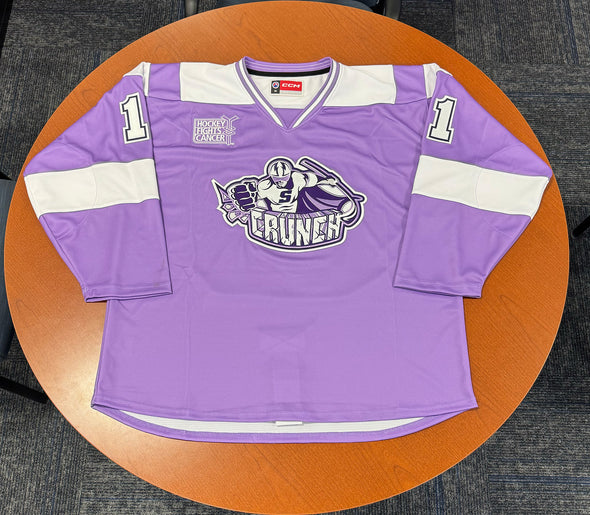 #11 Jujhar Khaira Hockey Fights Cancer Jersey - November 30, 2024