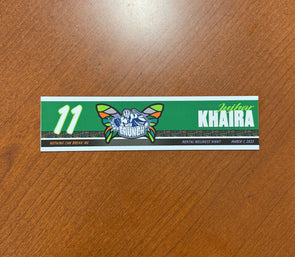 #11 Jujhar Khaira Mental Wellness Night Nameplate - March 1, 2025