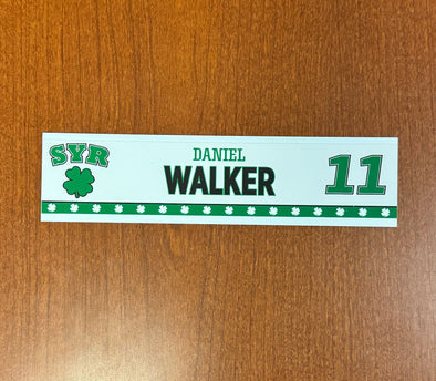 #11 Daniel Walker St. Patricks Day Nameplate