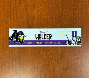 #11 Daniel Walker Wizarding Night Nameplate - 2023-24 Season