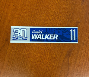 #11 Daniel Walker 30th Nameplate 2023-24