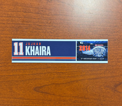 #11 Jujhar Khaira Toyota Frozen Dome Anniversary Nameplate - November 22, 2024