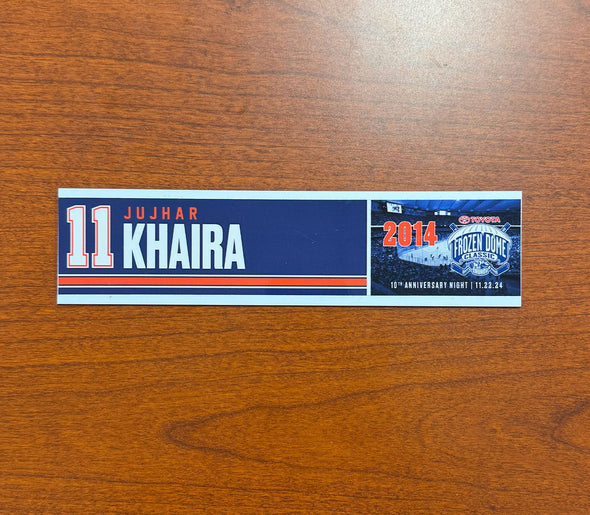 #11 Jujhar Khaira Toyota Frozen Dome Anniversary Nameplate - November 22, 2024