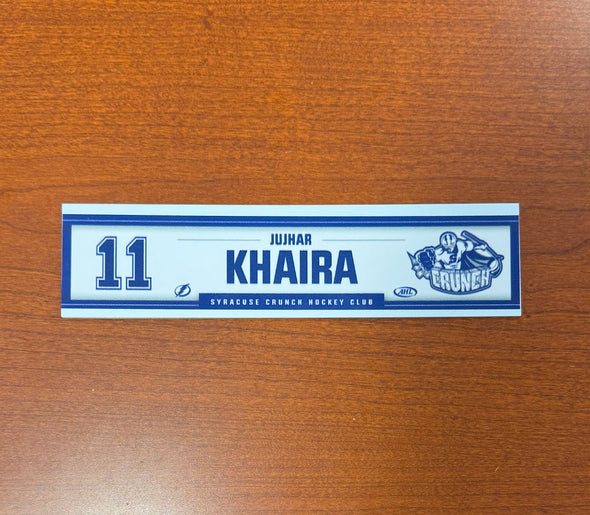 #11 Jujhar Khaira Home Nameplate 2024-25 Season