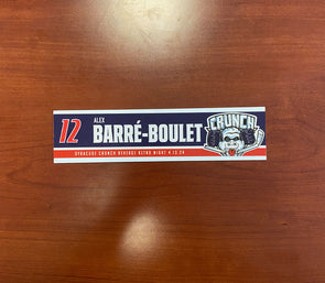 #12 Alex Barre-Boulet Reverse Retro Nameplate - 2023-24 Season