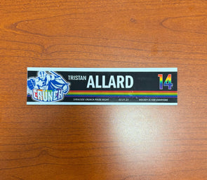 #14 Tristan Allard Pride Nameplate - February 21, 2025