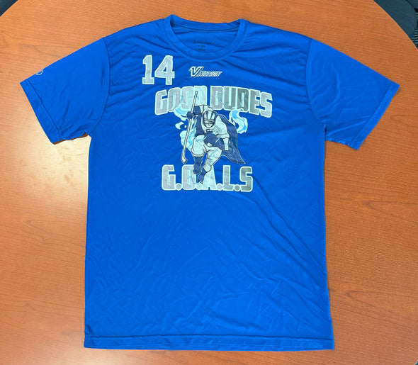 #14 Tristan Allard Team-Issued/Worn Playoff Tee - 2024