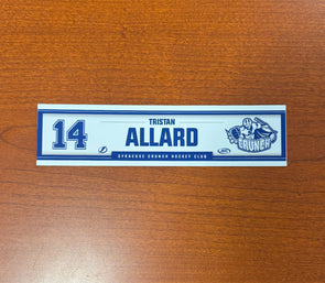 #14 Tristan Allard Home Nameplate 2024-25 Season