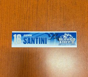 Signed #16 Steven Santini Calder Cup Playoffs Nameplate - 2025