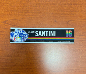 #16 Steven Santini Pride Nameplate - February 21, 2025