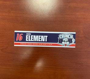 #16 Shawn Element Reverse Retro Nameplate - 2023-24 Season
