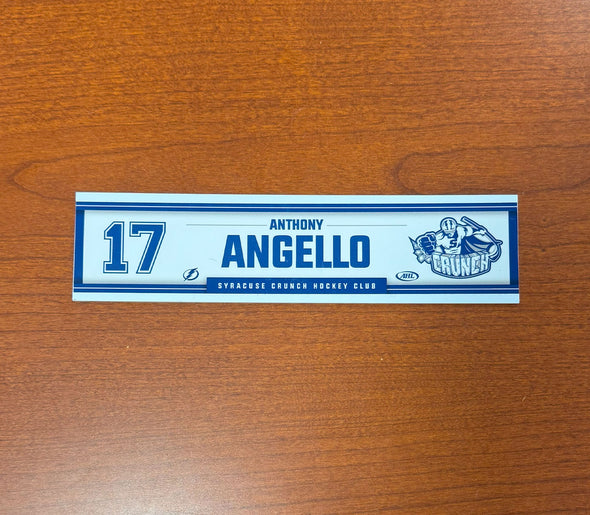 #17 Anthony Angello Home Nameplate 2024-25 Season