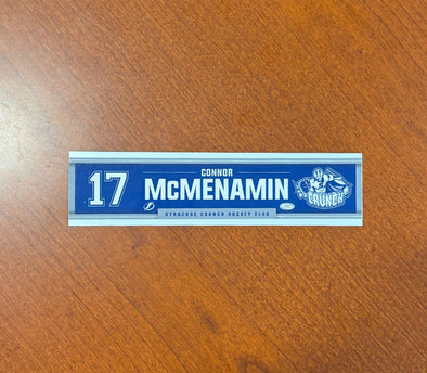 #17 Connor McMenamin Away Nameplate 2024-25 Season