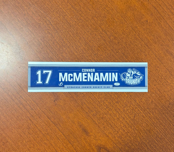 #17 Connor McMenamin Away Nameplate 2024-25 Season