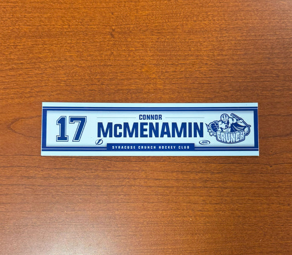 #17 Connor McMenamin Home Nameplate 2024-25 Season